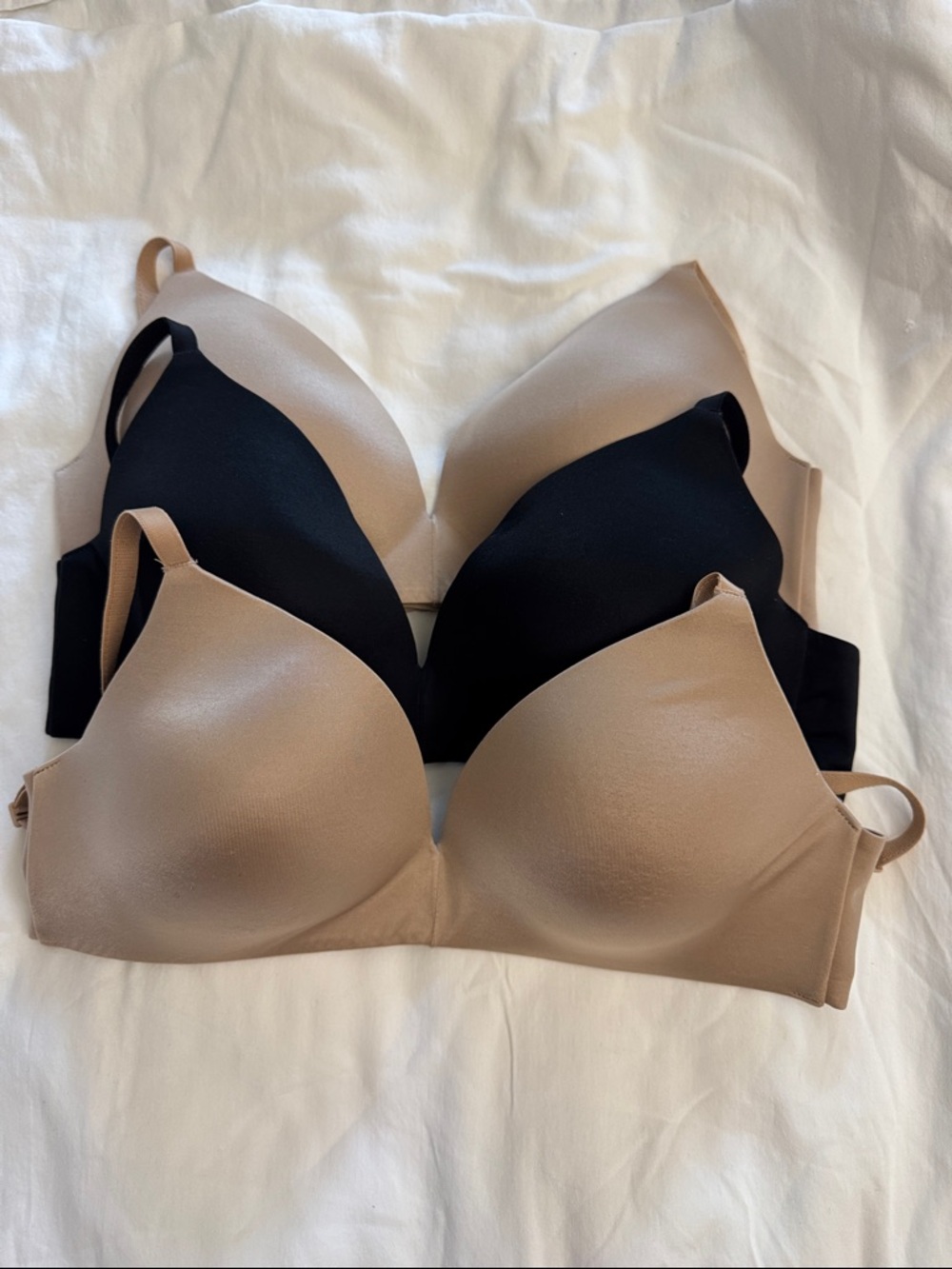 GAP Wireless T-Shirt Bras Bralettes 34B Set of 3